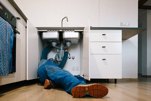Professional Drain Cleaning technician working in Severn, VA